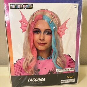 Monster High Lagoona Hair Clips - Pink and Blue